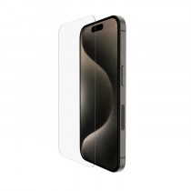 Belkin ScreenForce Pellicola Proteggi Schermo Antimicrobico per Apple Iphone 15 Pro Trasparente
