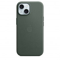 Apple Custodia Cover Case MagSafe in Tessuto Finewoven per Iphone 15 A3090 Sempreverde