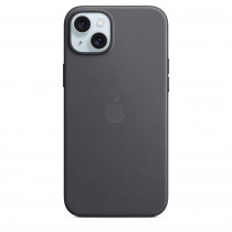 Apple Custodia Cover Case MagSafe in Tessuto Finewoven per Iphone 15 Plus A3094 Nero