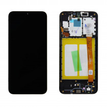Ricambio Lcd Touch Screen Display Samsung GH82-17774A Per Galaxy A20S A207 Nero Originale Service Pack