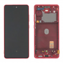 Lcd Touch Samsung Display GH82-24214E GH82-24215E Per Galaxy S20 FE 5G SM-G781B Cloud Red Service Pack Originale Service Pack