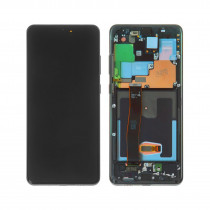 Ricambio Lcd Touch Screen Display Samsung GH82-22327A Galaxy S20 Ultra G988 Nero Originale Service Pack