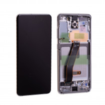 Ricambio Lcd Display Touch Service Pack Schermo Samsung GH82-22131B GH82-22123B Per Galaxy S20 G980 Bianco Originale Service Pack
