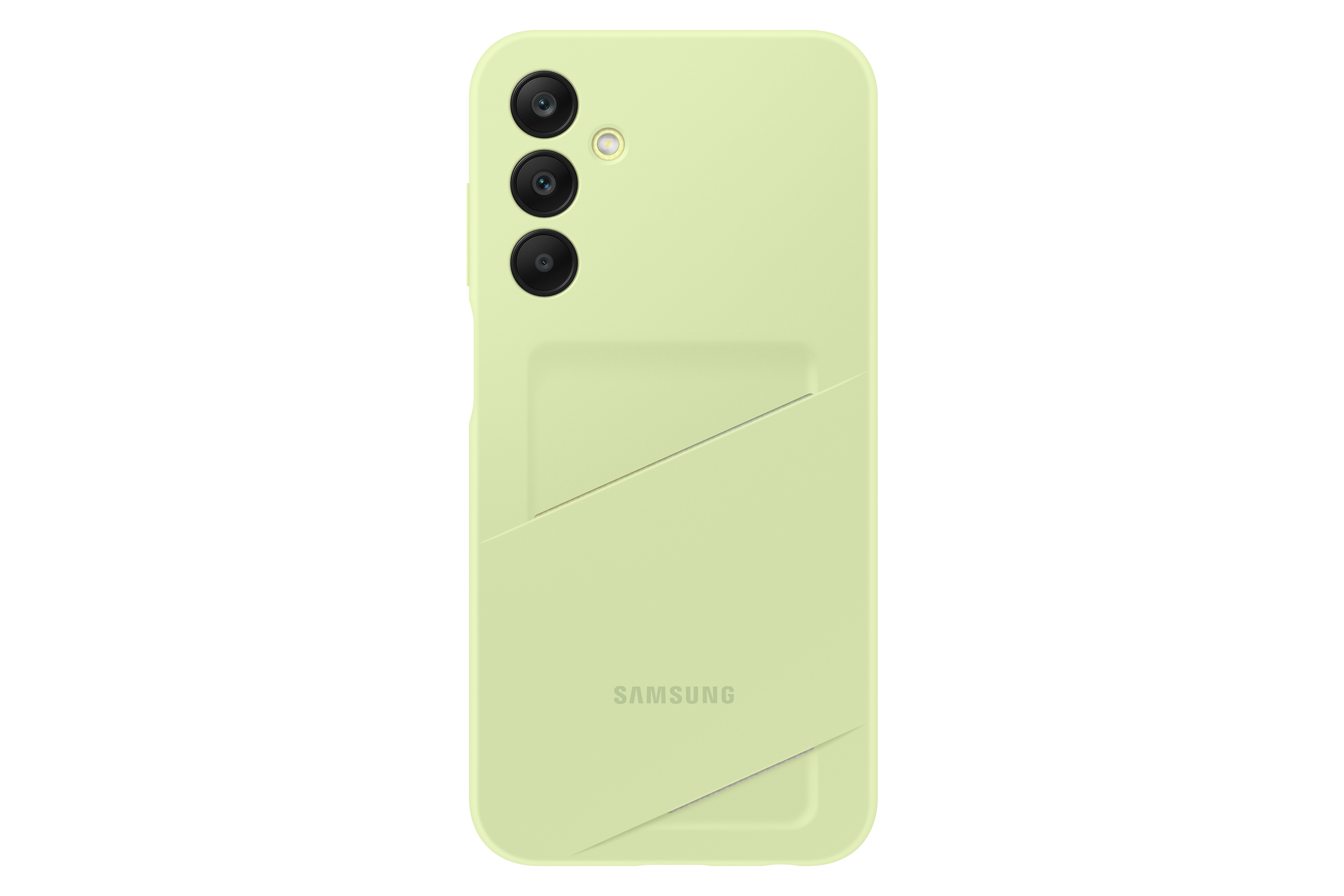 Custodia Cover Card Samsung EF-OA256TMEGWW per Galaxy A25 5G SM-A256 Lime