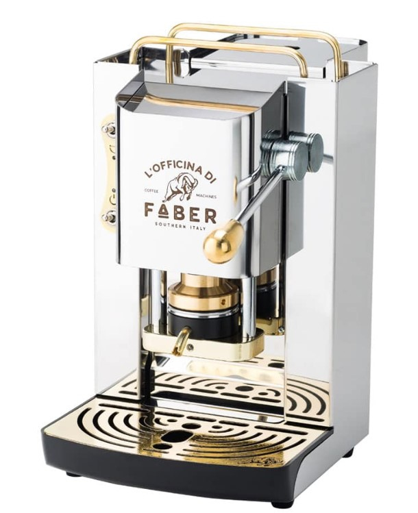 Faber Italia Pro Deluxe Macchina per Caffe' a Cialde Automatica Manuale 1,3 L Acciaio