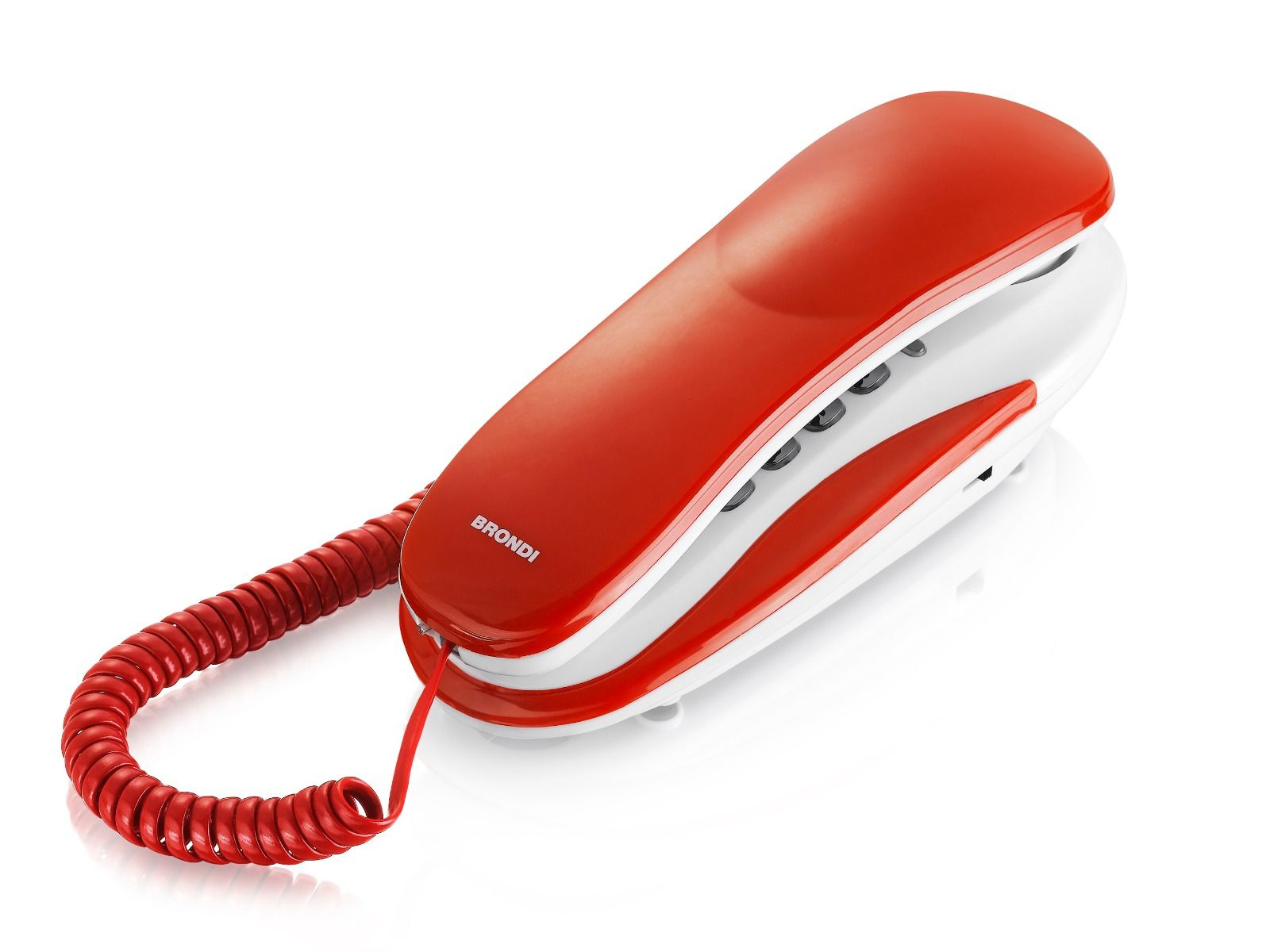 Brondi Kenoby Telefono analogico Rosso, Bianco