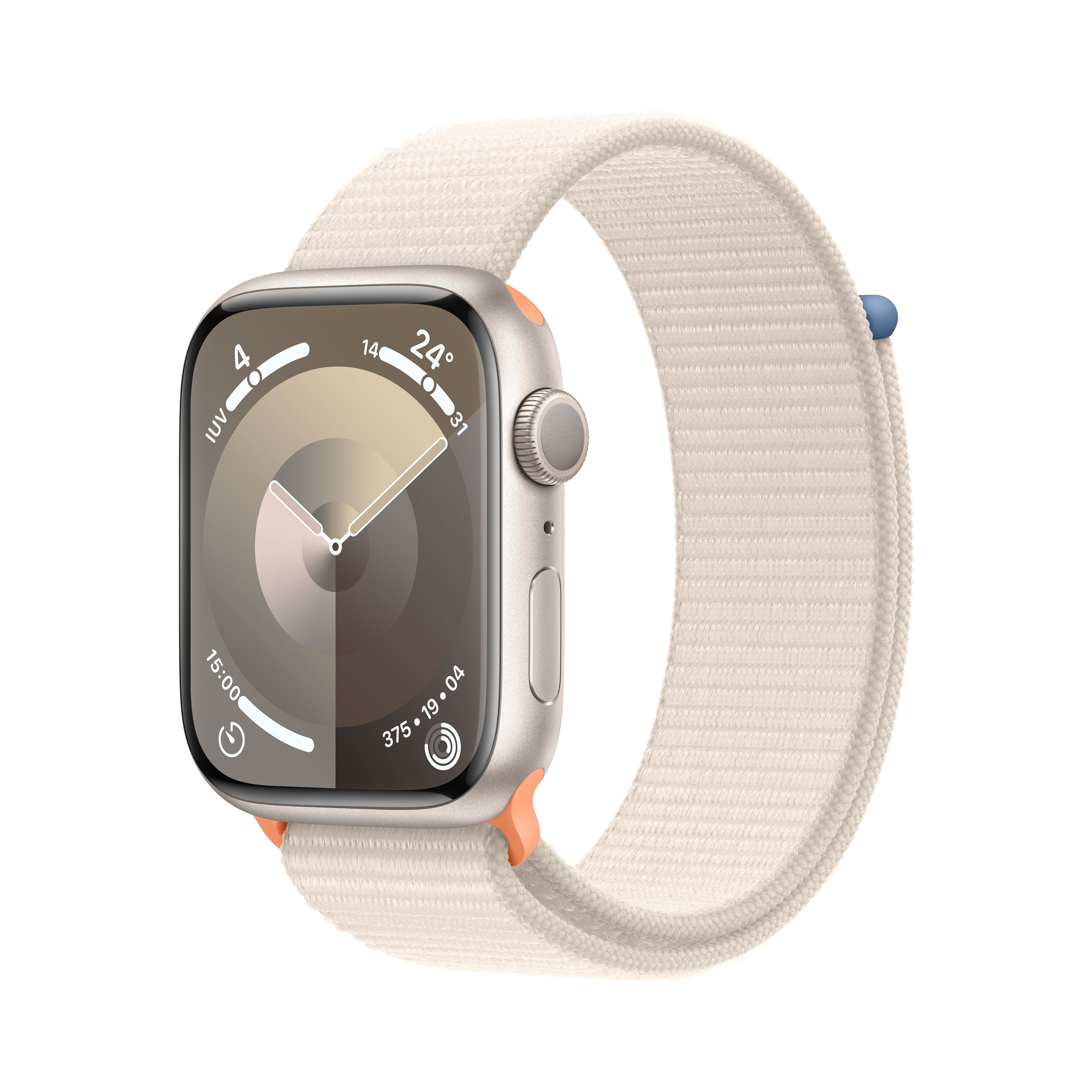 Smartwatch Apple Watch Series 9 GPS Cassa 45mm in Alluminio Galassia con Cinturino Sport Loop Galassia