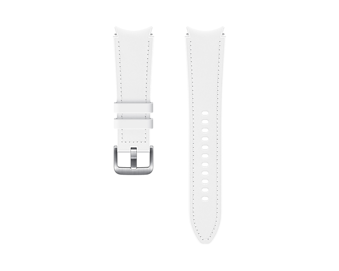 Cinturino Samsung ET-SHR89LWEGEU Galaxy Watch 4 Band Pelle Bianco Venduto come Grado B