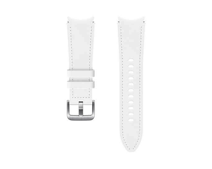 Cinturino Hybrid Leather Samsung ET-SHR88SWEGEU per Smartwatch Galaxy 4 Classic 4 S M Band Bianco Venduto come Grado A 8806092658288