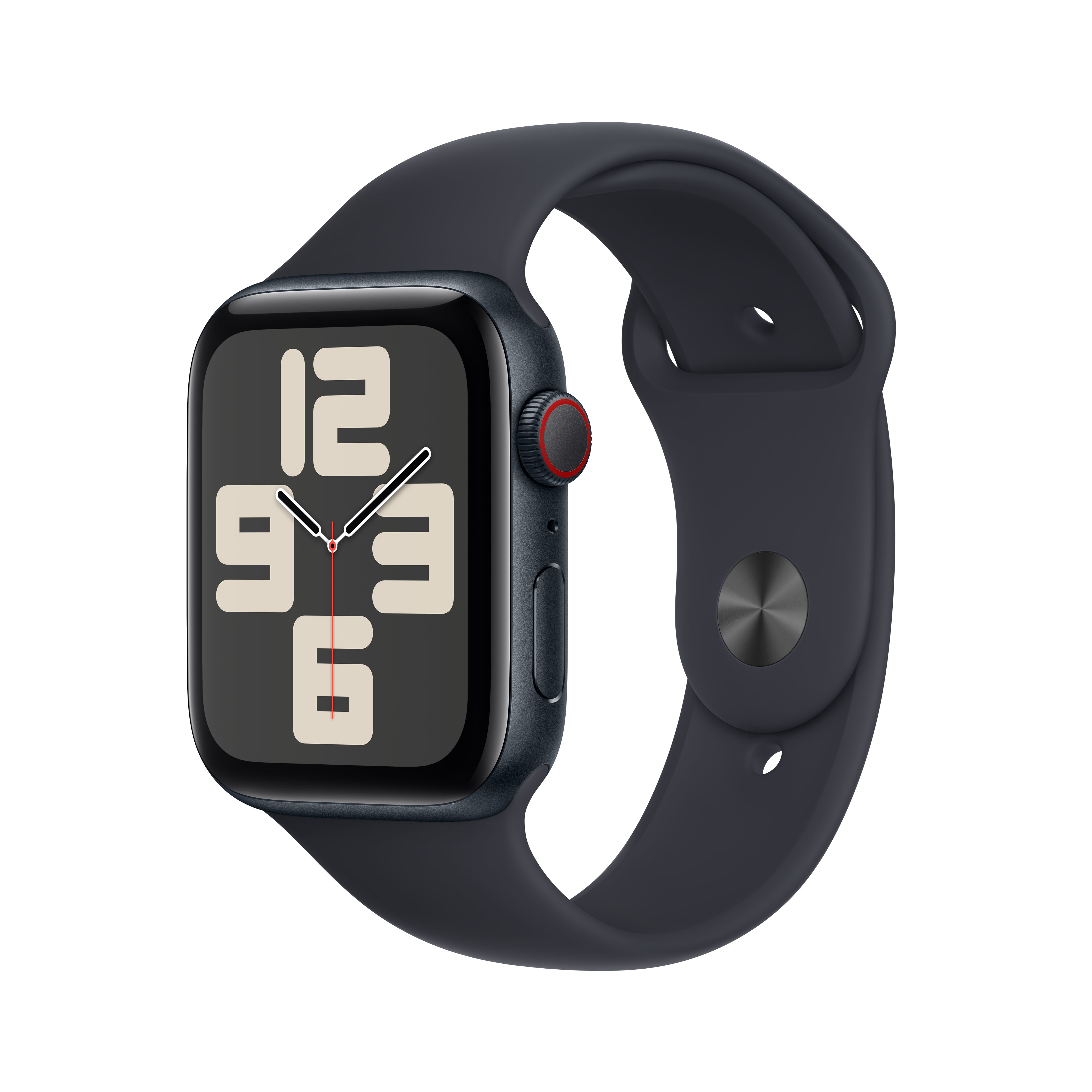 Smartwatch Apple Watch SE GPS + Cellular Cassa 44mm in Alluminio Mezzanotte con Cinturino Sport M/L Mezzanotte