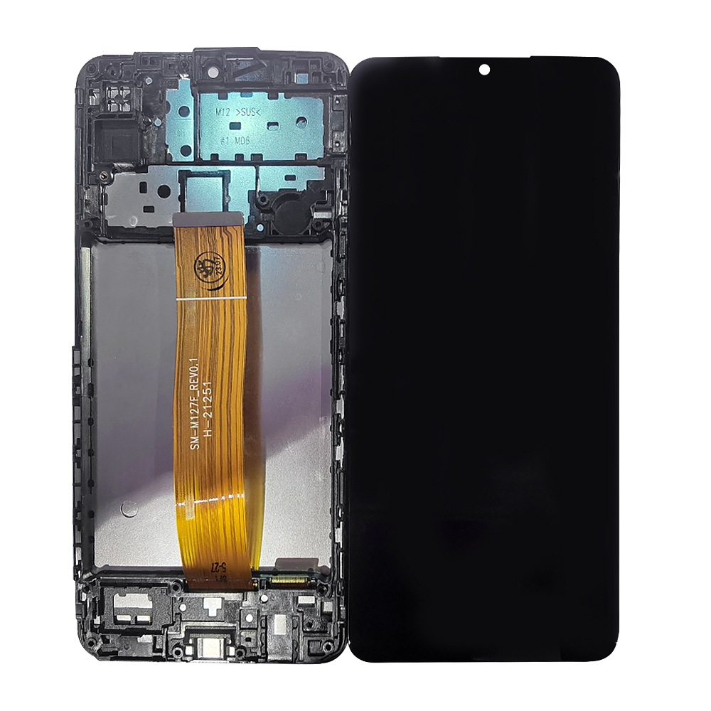 Ricambio LCD Compatibile per Samsung Galaxy M12 M127 Black con Frame