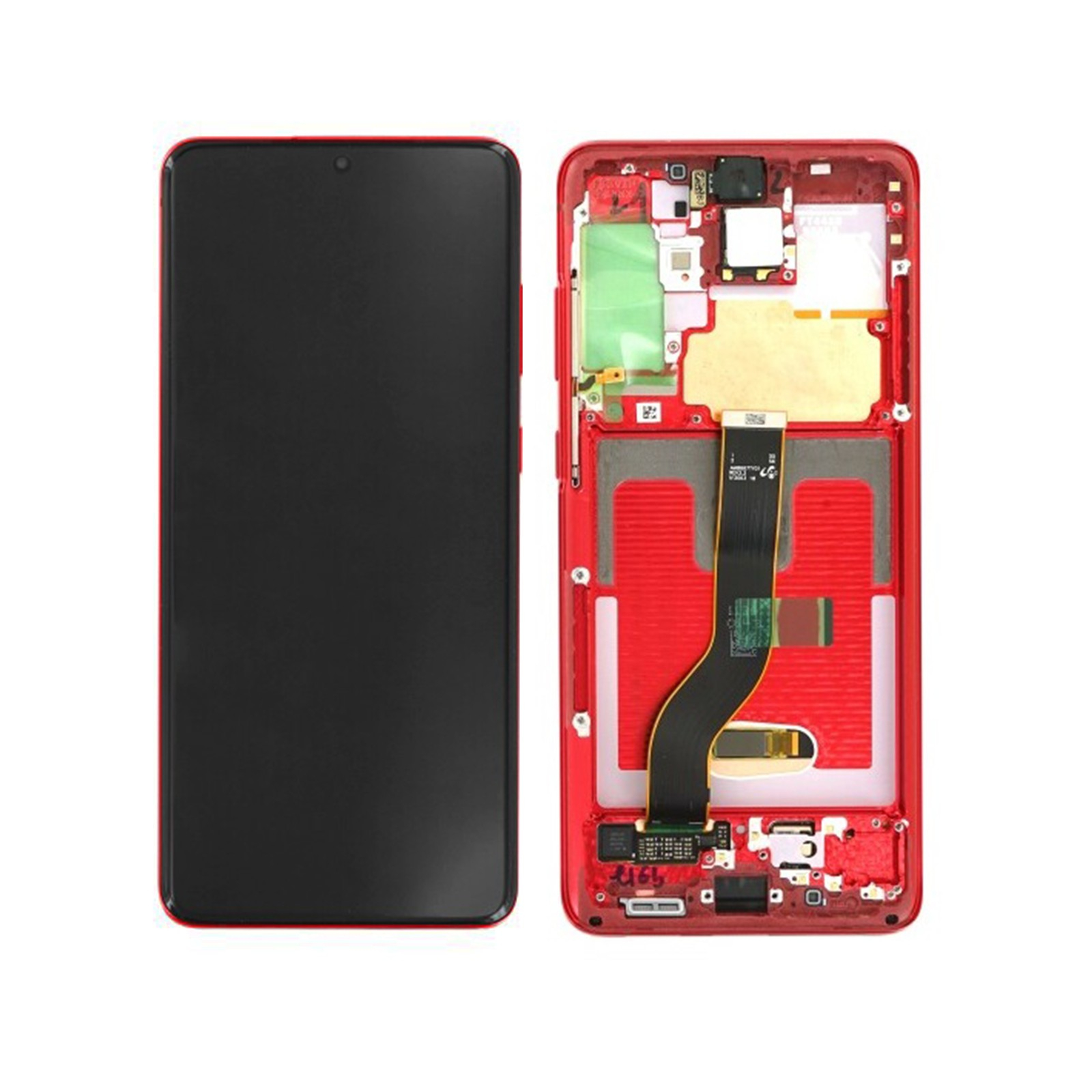 Ricambio Lcd Touch Display Per Samsung Galaxy S20 Plus G985 Rosso Service Pack Originale Service Pack